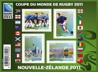 (2011) MiNr. 5160-5163 ** - Francja - BLOK 154 - znaczki: rugby