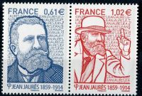 (2014) MiNr. 5930 - 5931 ** - Francja - 100. rocznica śmierci Jeana Jaurèsa