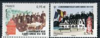 (2015) MiNr. 6094 - 6095 ** - Francja - Rząd belgijski w Sainte-Adresse 1914-1918