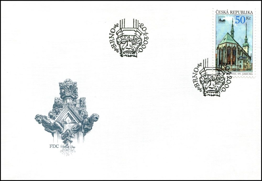 (2000) FDC 245 - Brno 2000