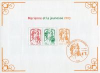 (2013) MiNr. 5604 - 5618 ** - Francja - Marianna (Ciappa i Kawena)