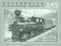 (2014) MiNr. 3163 - Austria - Czarny nadruk - Kolej (XVIII): 120 lat Murtalbahn