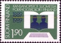 (1989) MiNr. 1095 ** - Finsko - 100 let Vzdělávání dospělých ve Finsku