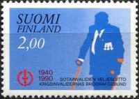 (1990) MiNr. 1104 ** - Finlandia - 50 lat Bractwa Inwalidów Wojennych