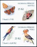 (1999) ZS 73 - 74 - Poczta Czeska - Ochrona przyrody - Ptaki i motyle