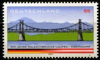 (2003) MiNr. 2345 ** - Niemcy - 100 lat Salzachbrücke Laufen-Oberndorf