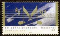 (2003) MiNr. 2346 ** - Niemcy - 50 lat Niemieckiej Rady Muzycznej
