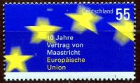 (2003) MiNr. 2373 ** - Niemcy - 10 lat Traktatu z Maastricht (Unia Europejska)