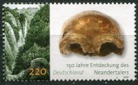 (2006) MiNr. 2553 ** - Niemcy - Archeologia w Niemczech (III): 150. rocznica odkrycia neandertalczyków