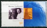 (2006) MiNr. 2573 ** - Niemcy - 50. rocznica przyznania Nagrody Nobla w dziedzinie medycyny Wernerowi Forßmannowi