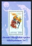 (1994) MiNr. 368 ** - Łotwa - BLOK 4 - bobsleje