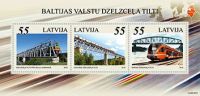 (2012) MiNr. 845 - 847 ** - Łotwa - BLOK 31 - Most kolejowy
