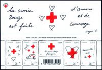 (2015) MiNr. 6309 - 6313 ** - Francja - BLOK 315 - Czerwony Krzyż