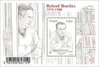 (2015) MiNr. 6314 ** - Francja - BLOK 316 - 100. urodziny Rolanda Barthesa
