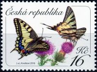 (2016) MiNr. 881 ** - Republika Czeska - Otakárci (Papilio machaon)