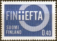 (1967) MiNr. 619 ** - Finlandia - Finlandia - członek stowarzyszony EFTA (FINE FTA)