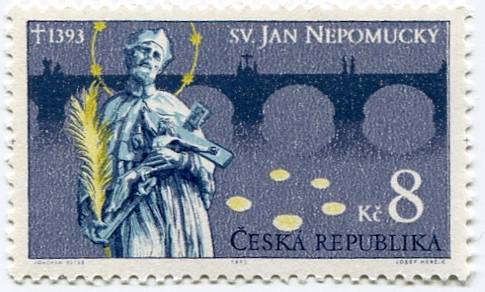 (1993) MiNr. 4 ** - Republika Czeska - Święty Jan Nepomucen