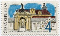 (1993) MiNr. 7 ** - Republika Czeska - 1000 lat klasztoru Břevnov w Pradze - UNESCO