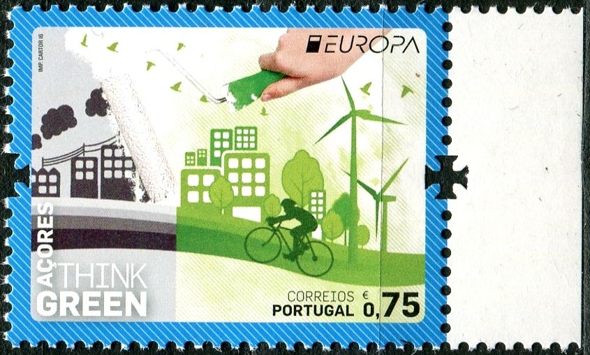 (2016) MiNr. 614 ** - 0,75 € - Portugalia Azory - Europa: Myślenie ekologiczne