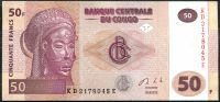 Kongo - (P 97b) 50 franków (2013) - UNC