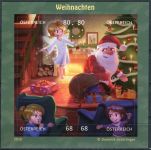 (2016) MiNr. 3297 - 3300 ** - Austria - BLOK 92 - puzzle (V) - Boże Narodzenie