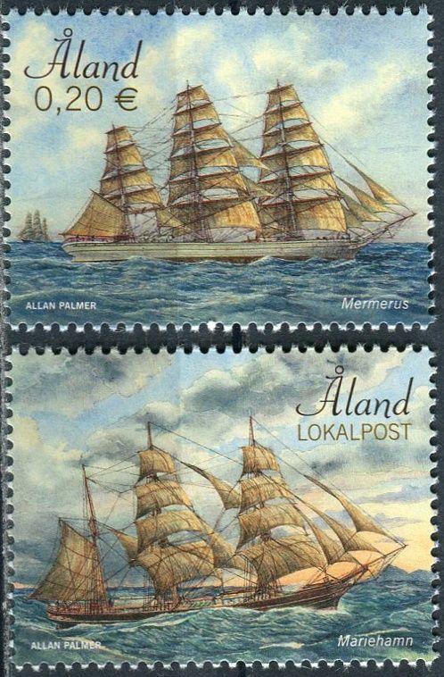 (2017) MiNr. 434 - 435 ** - Aland - Plachetnice (III)