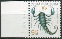 (1999) nr 241 ** - Republika Czeska - znak zodiaku Skorpion - data druku