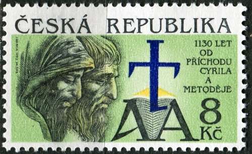 (1993) nr 11 ** - Republika Czeska - znaczek: 1130 lat od przybycia Cyryla i Metodego
