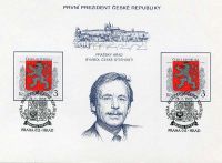 (1993) PAL 1 - Václav Havel - pierwszy prezydent Republiki Czeskiej