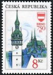 (1993) MiNr. 9 ** - Republika Czeska - Piękno naszej ojczyzny II - 750 lat Brna
