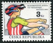 (1993) MiNr. 20 ** - Republika Czeska - Mistrzostwa Świata w wioślarstwie, Račice 1993