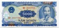 Wietnam - (P108) - 5000 Dông (1991) - UNC