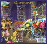 (2009) MiNr. 4712 - 4717 ** BL 108 - Francja - Lunapark