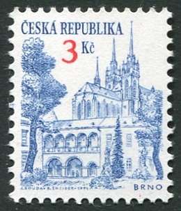(1994) MiNr. 35 ** - Republika Czeska - Architektura miejska Brno
