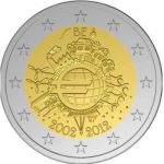 (2012) 2€ - Belgia - 10. rocznica wprowadzenia euro