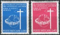 (1967) MiNr. 531 - 532 ** - Watykan - III Światowy Kongres Apostolstwa Świeckich