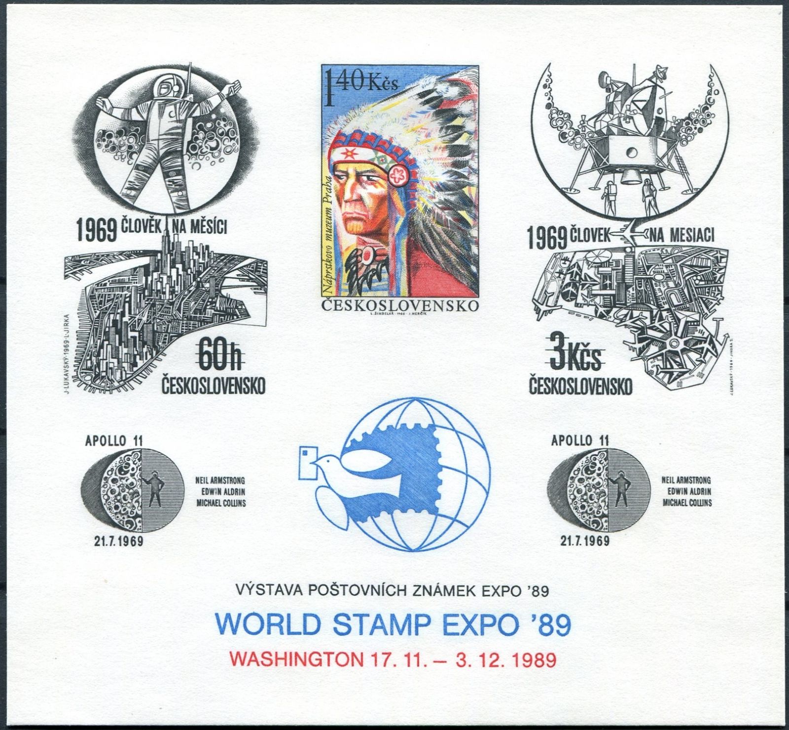 (1989) Pamětní list Washington 89