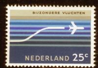 (1966) MiNr. 863 ** - Holandia - Znaczek poczty lotniczej na loty specjalne
