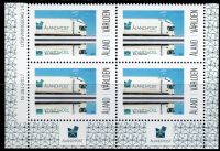 (2017) MiNr. 436 ** - Aland - 4-bl - ciężarówka pocztowa