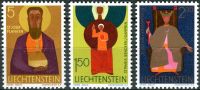 (1968) MiNr. 500 - 502 ** - Liechtenstein - Patron Kościoła