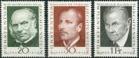 (1968) MiNr. 503 - 505 ** - Liechtenstein - Pionierzy filatelistyki (I)