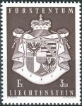 (1969) MiNr. 506 ** - Liechtenstein - Godło państwowe
