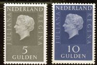 (1970) MiNr. 944 - 945 ** - Holandia - Królowa Juliana