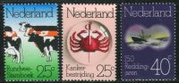 (1974) MiNr. 1032 - 1034 ** - Holandia - Rocznica