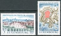 (1967) MiNr. 746 - 747 ** - Luksemburg - 100-lecie traktatu londyńskiego