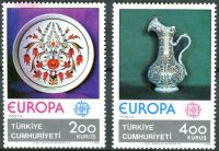 (1976) MiNr. 2385 - 2386 ** - Turcja - Europa: Rzemiosło