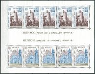 (1977) MiNr. 1273 - 1274 ** - Monako - BLOCK 11 - Europa: krajiny