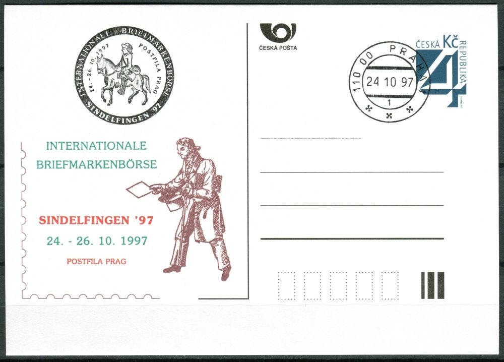 (1997) CDV 22 O - P 27 - Sindelfingen 97 - razítko + kašet