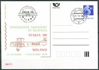 (1998) CDV 32 O - P 39 - Milano 98 - znaczek + kasownik
