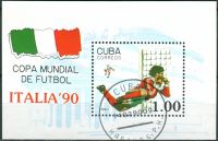 (1990) MiNr 3362 - Block 117 - O - Kuba - Mistrzostwa Świata, Włochy
